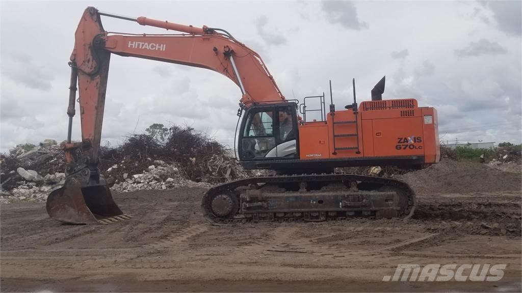 Hitachi ZX670 LC-5B 大型油圧ショベル12t以上（パワーショベル・ユンボ）