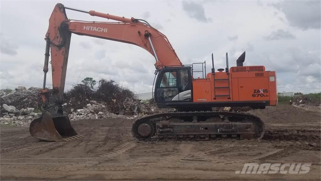 Hitachi ZX670 LC-5B 大型油圧ショベル12t以上（パワーショベル・ユンボ）
