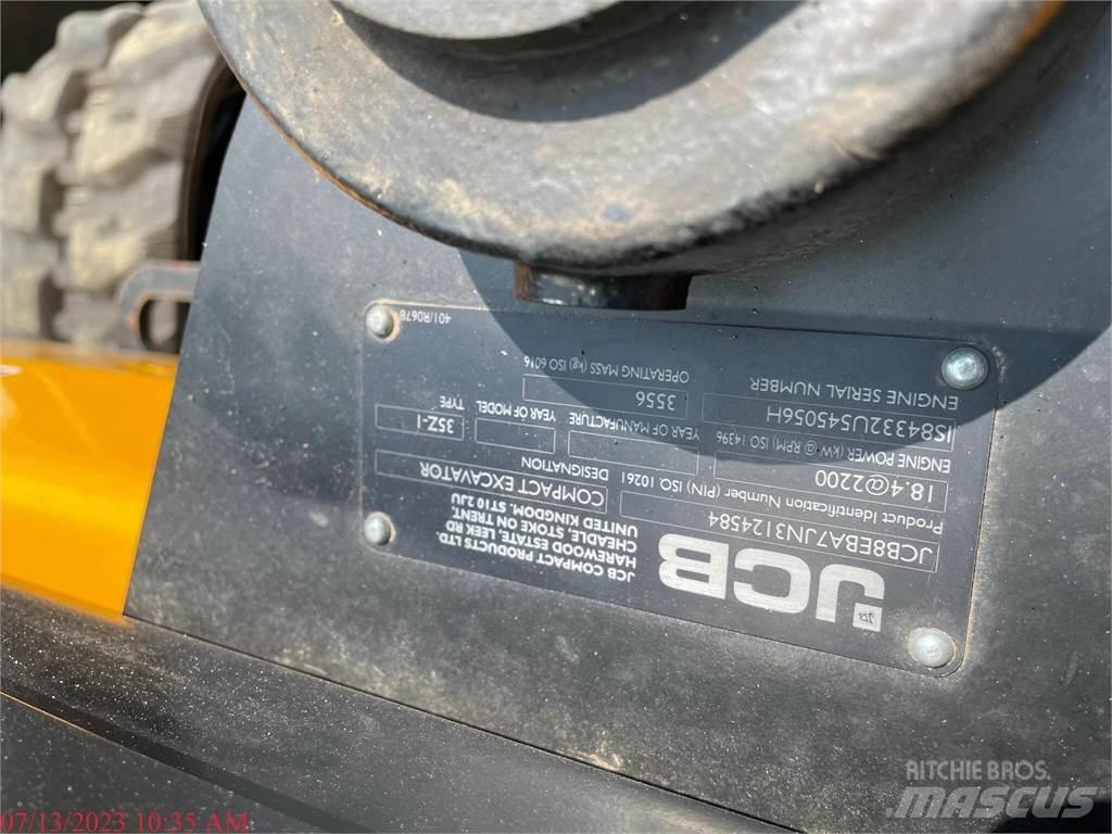 JCB 35Z-1 ミニ油圧ショベル 7t以下（ミニユンボ・ミニディガー）