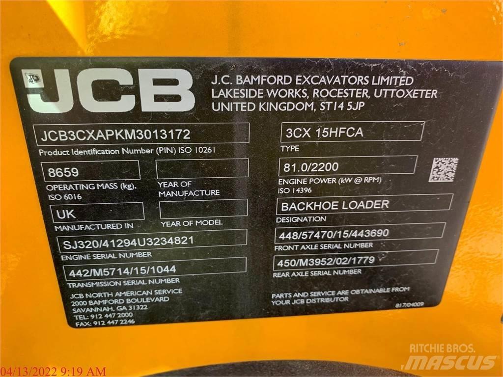 JCB 3CX15 SUPER バックホーローダー