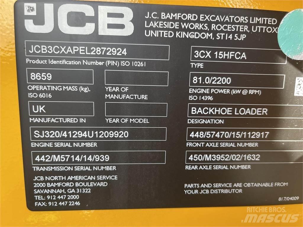 JCB 3CX15 SUPER バックホーローダー