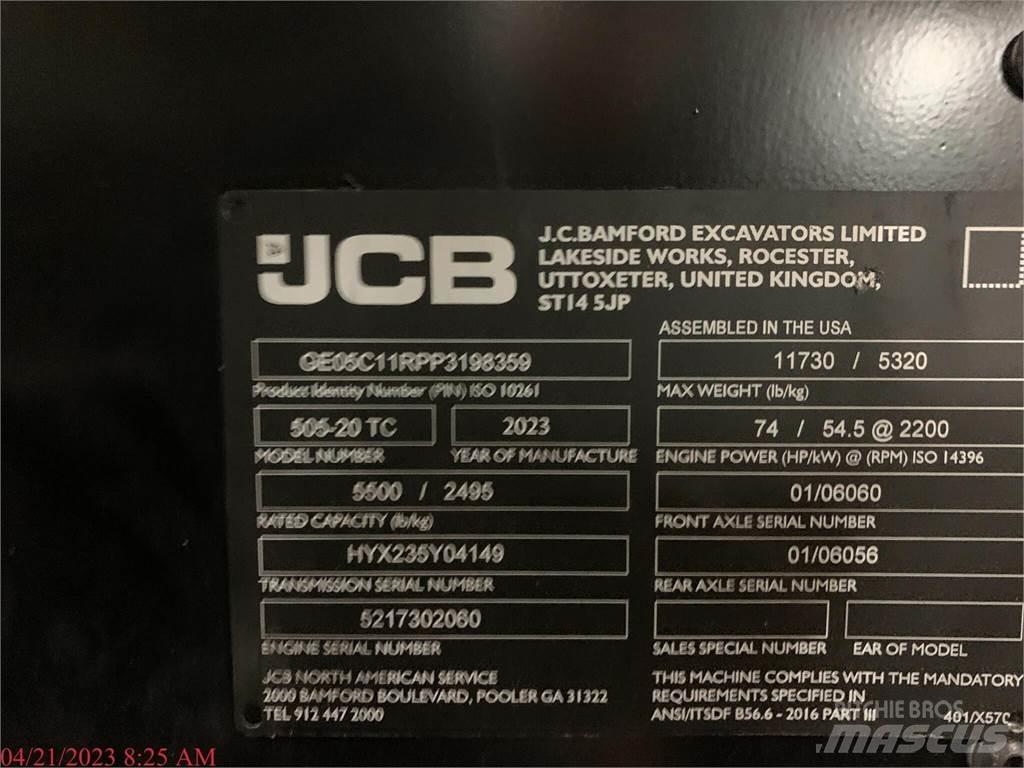 JCB 505-20TC テレスコーピックハンドラー