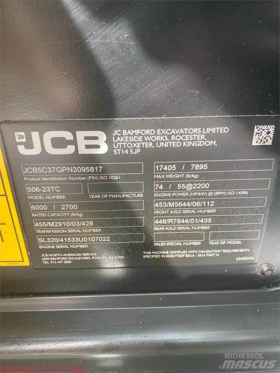 JCB 506-23TC テレスコーピックハンドラー