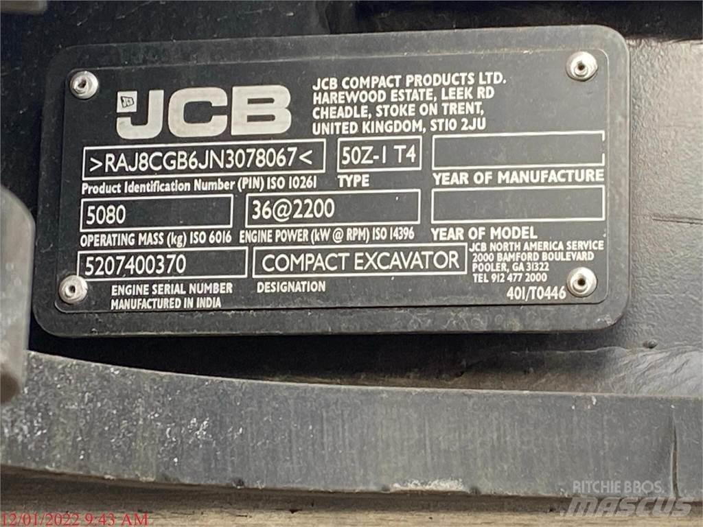JCB 50Z-1 ミニ油圧ショベル 7t以下（ミニユンボ・ミニディガー）