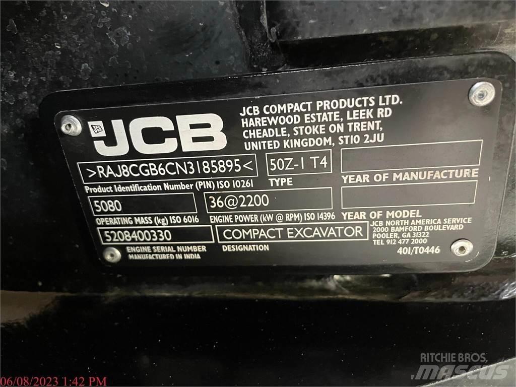 JCB 50Z-1 ミニ油圧ショベル 7t以下（ミニユンボ・ミニディガー）