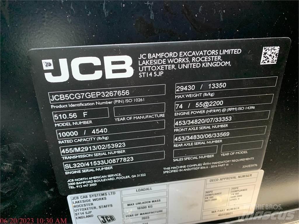 JCB 510-56 テレスコーピックハンドラー