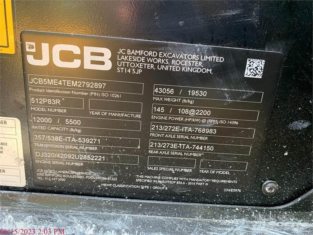 JCB 512-83R テレスコーピックハンドラー