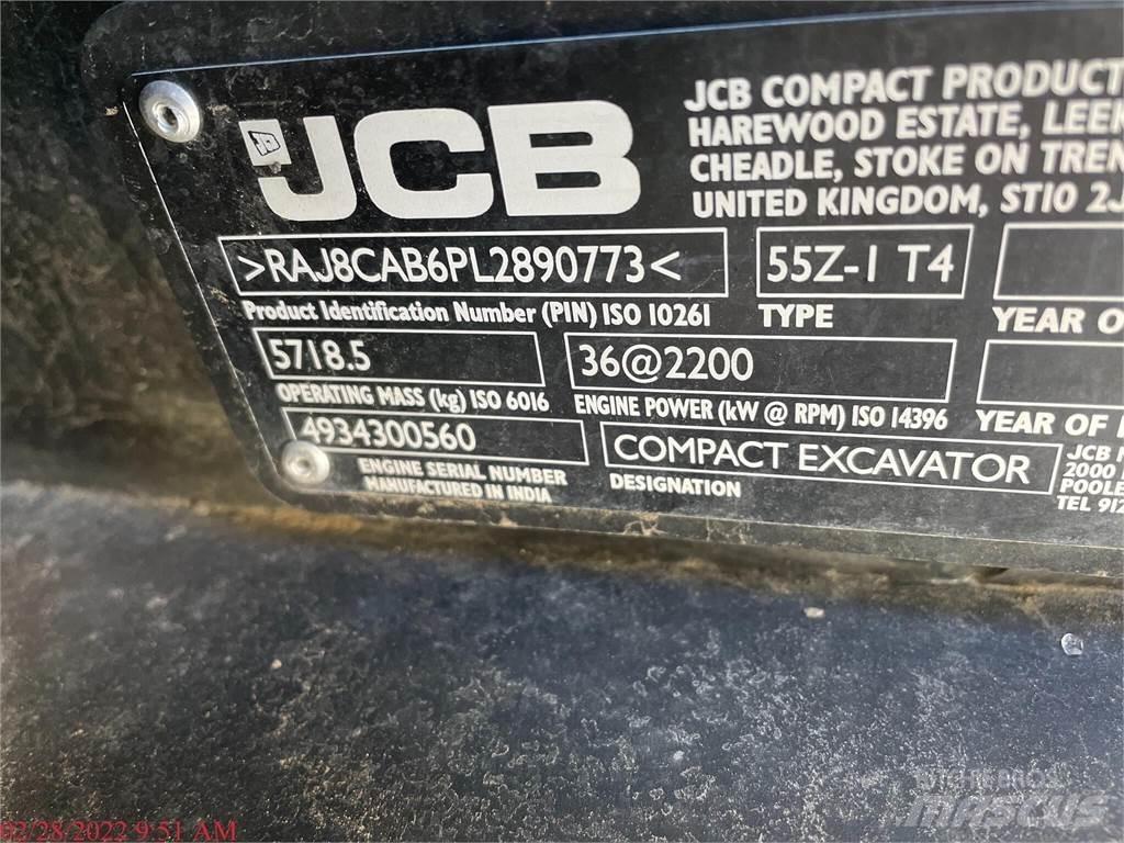 JCB 55Z-1 ミニ油圧ショベル 7t以下（ミニユンボ・ミニディガー）