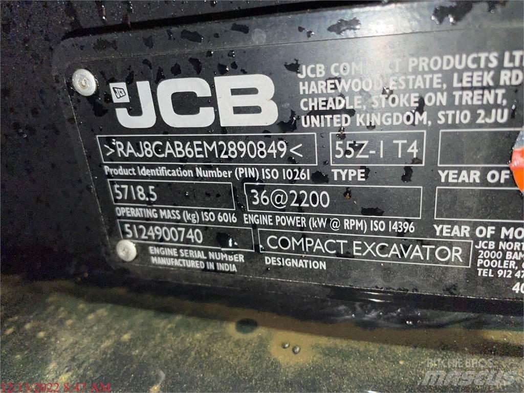 JCB 55Z-1 ミニ油圧ショベル 7t以下（ミニユンボ・ミニディガー）