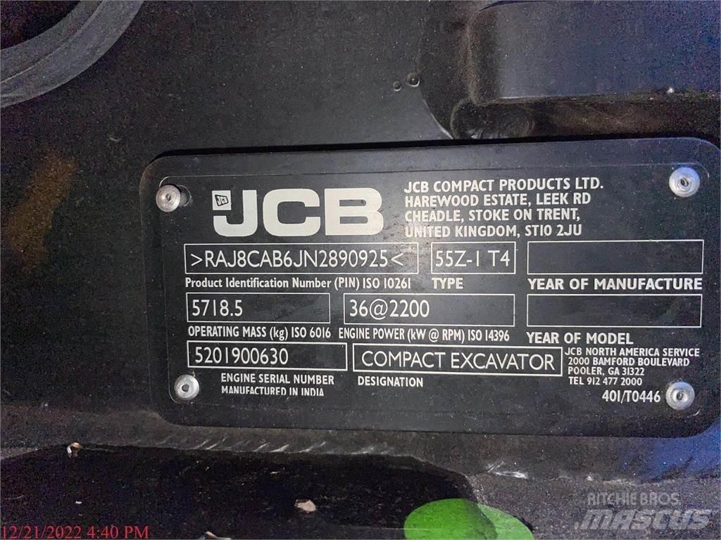 JCB 55Z-1 ミニ油圧ショベル 7t以下（ミニユンボ・ミニディガー）