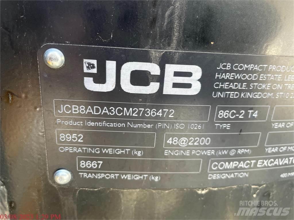 JCB 86C-2 大型油圧ショベル12t以上（パワーショベル・ユンボ）