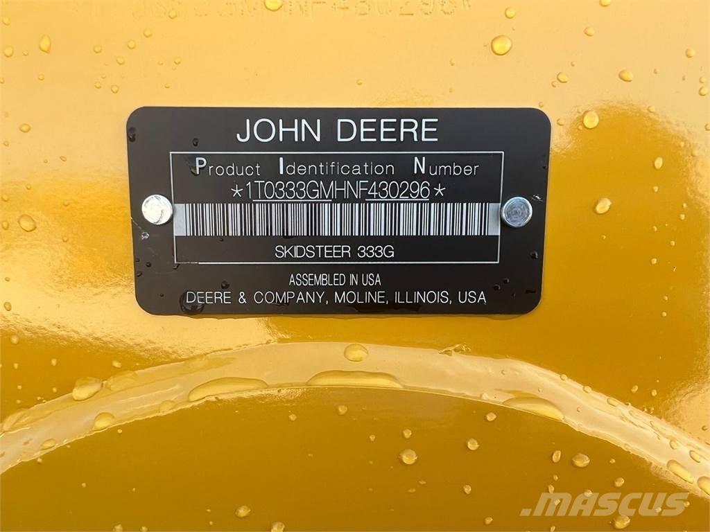 John Deere 333G スキッドステアローダー