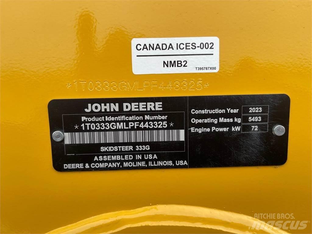 John Deere 333G 林業用マルチャー