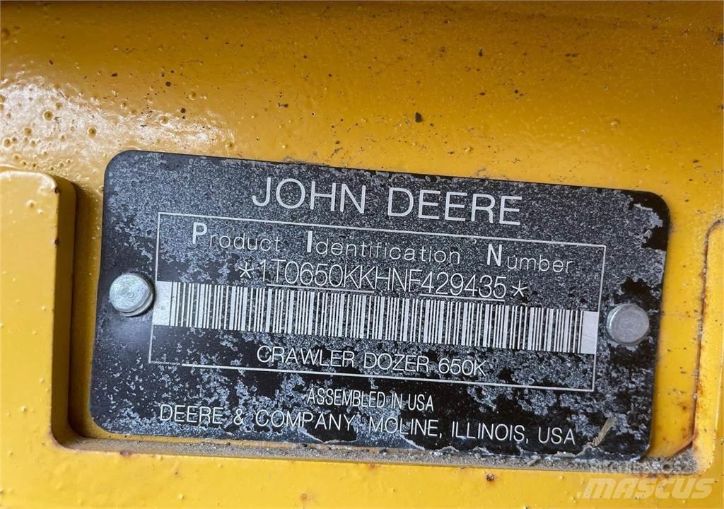 John Deere 650K LGP ブルドーザー