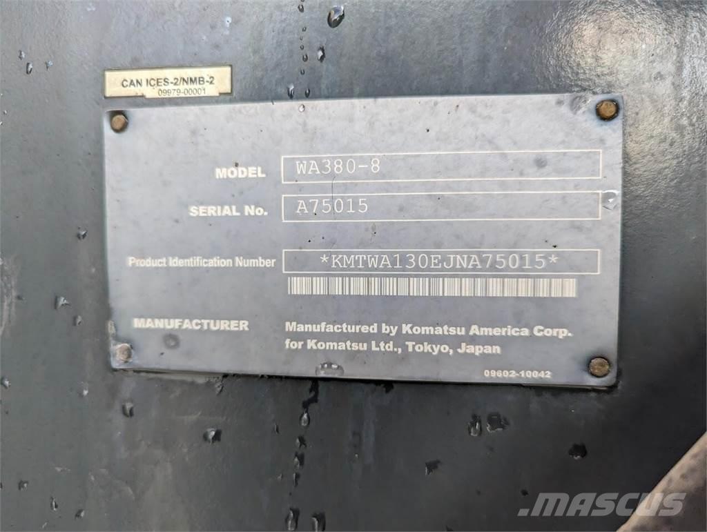 Komatsu WA380-8 ホイールローダー・タイヤショベル