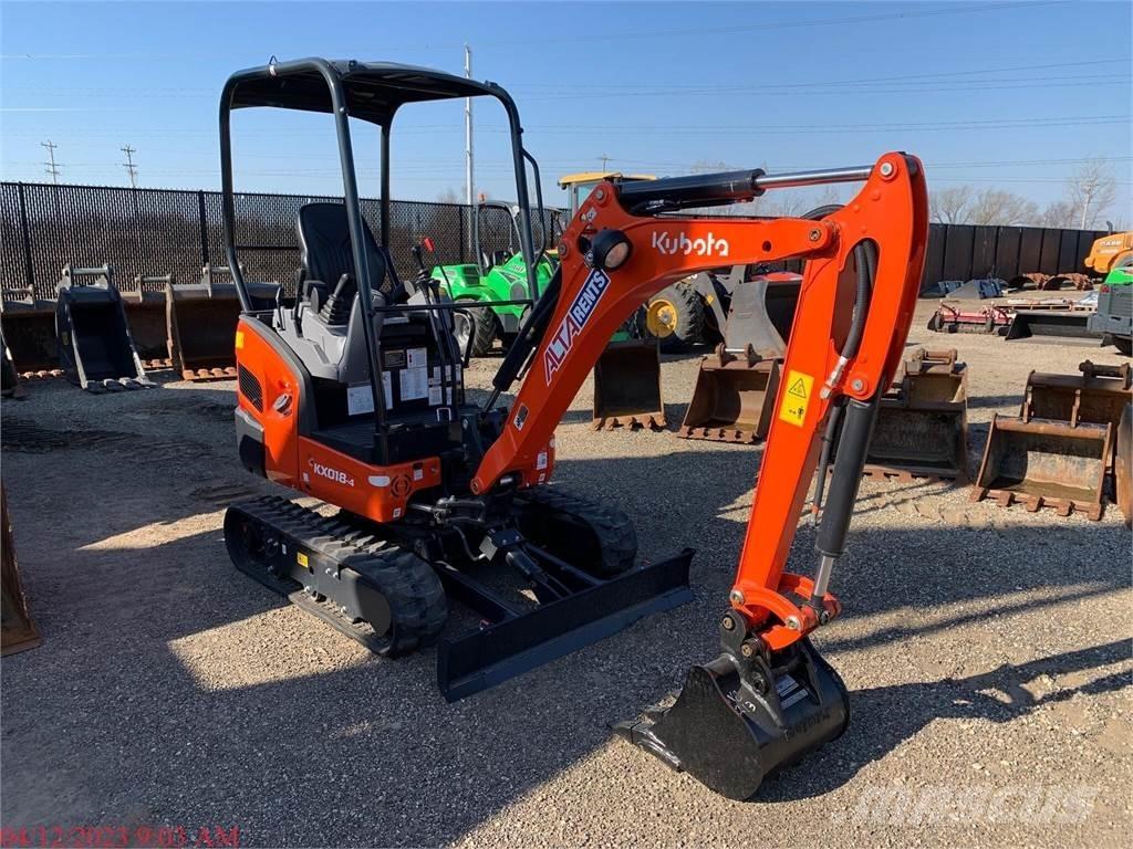 Kubota KX018-4 ミニ油圧ショベル 7t以下（ミニユンボ・ミニディガー）