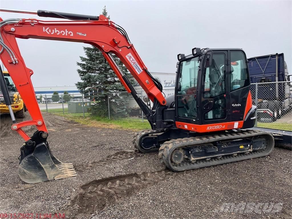 Kubota KX080-4 大型油圧ショベル12t以上（パワーショベル・ユンボ）