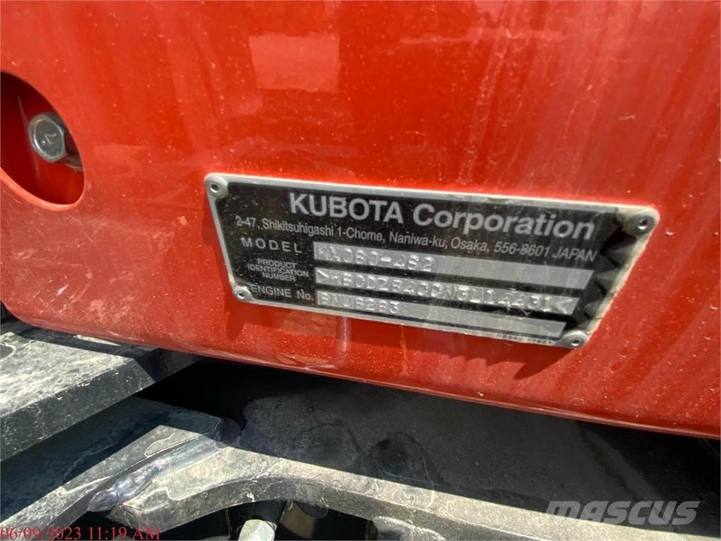 Kubota KX080-4 大型油圧ショベル12t以上（パワーショベル・ユンボ）