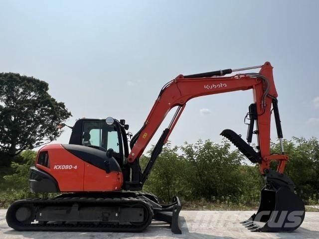 Kubota KX080-4A 大型油圧ショベル12t以上（パワーショベル・ユンボ）