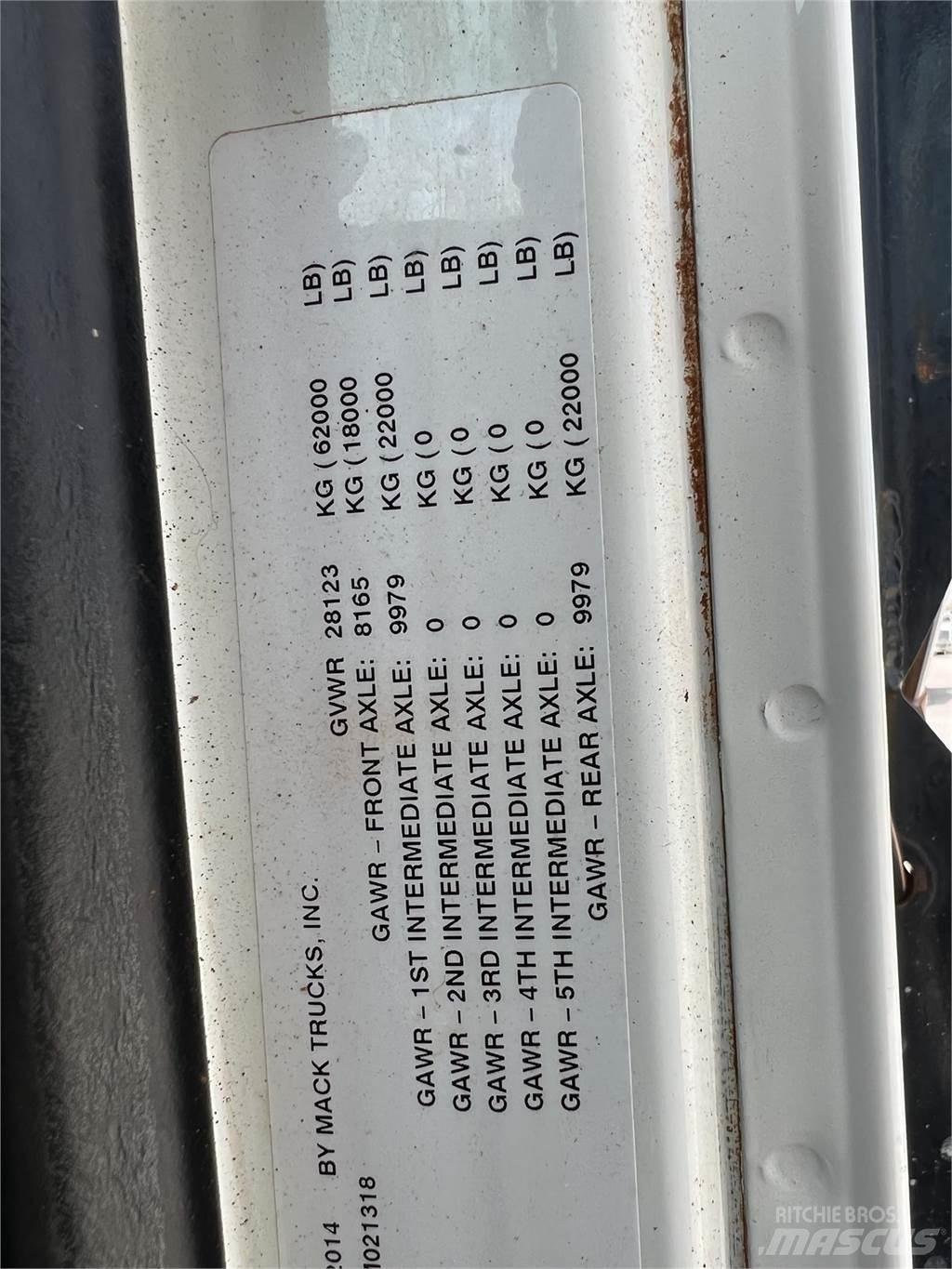 Mack GRANITE GU713 建設機械 -　その他