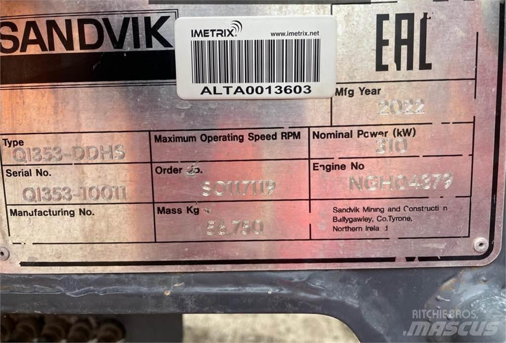 Sandvik QI353-DDHS クラッシャー固定式