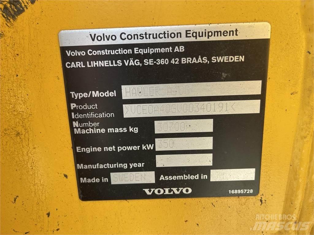 Volvo A40G 給水車