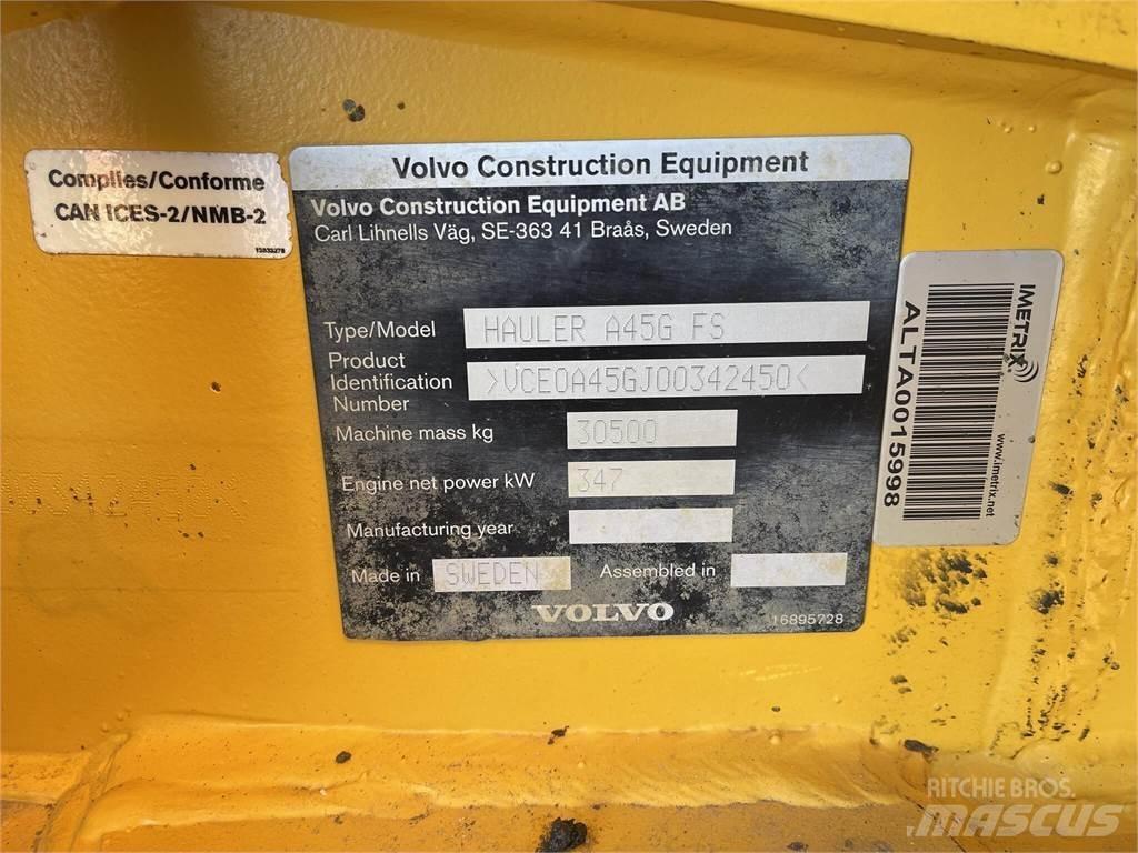 Volvo A45G FS アーティキュレート式ダンプトラック