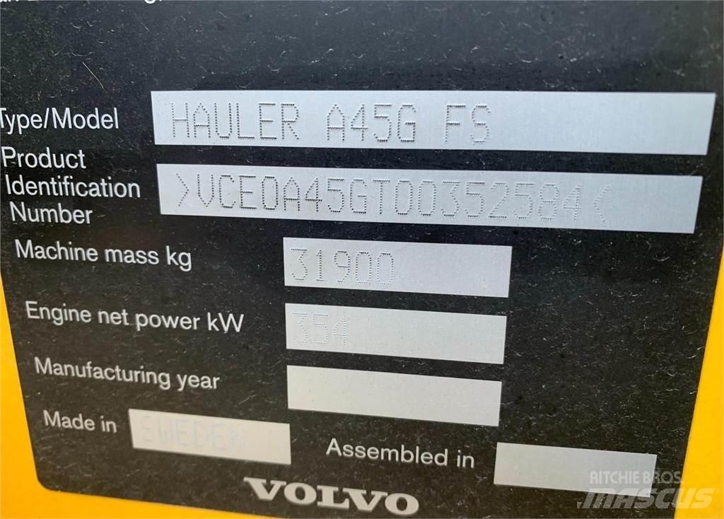 Volvo A45G FS アーティキュレート式ダンプトラック