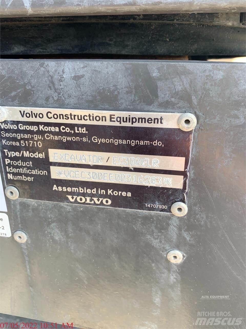 Volvo EC300E LR 大型油圧ショベル12t以上（パワーショベル・ユンボ）