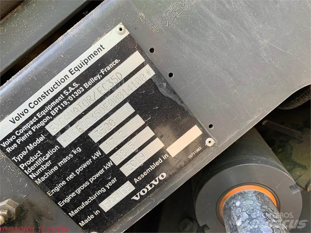 Volvo EC35D ミニ油圧ショベル 7t以下（ミニユンボ・ミニディガー）