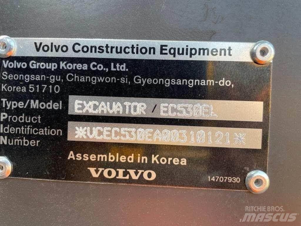 Volvo EC530EL 大型油圧ショベル12t以上（パワーショベル・ユンボ）