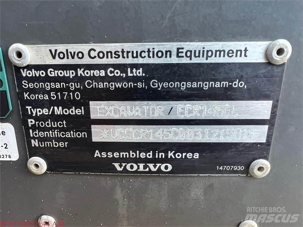 Volvo ECR145EL 大型油圧ショベル12t以上（パワーショベル・ユンボ）