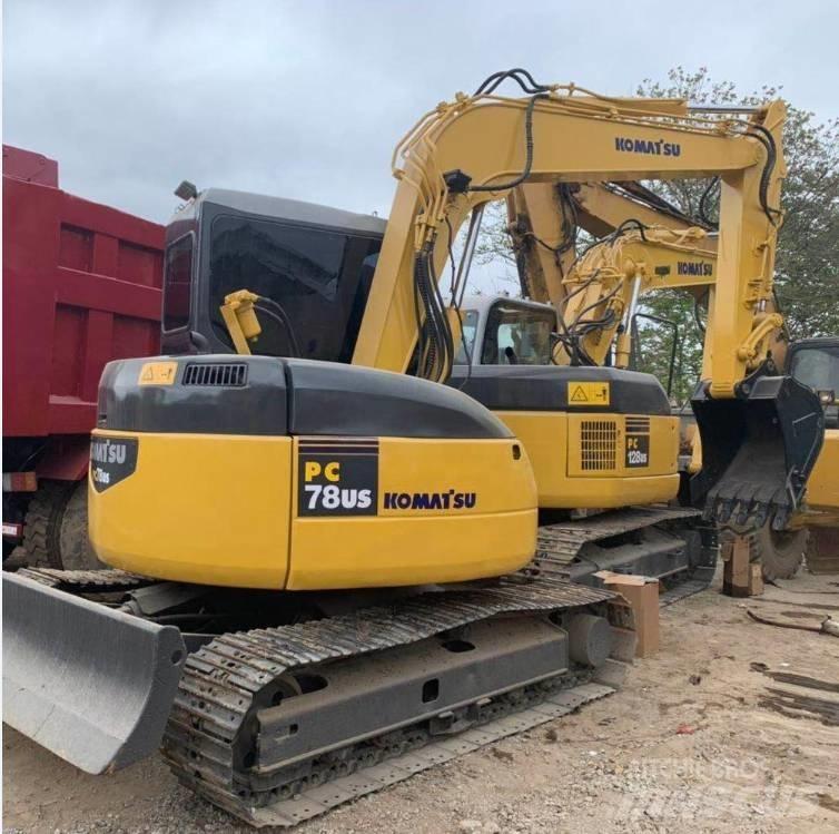 Komatsu pc78us 中型油圧ショベル 7ｔ-12ｔ（ユンボ・パワーショベル・バックホー）