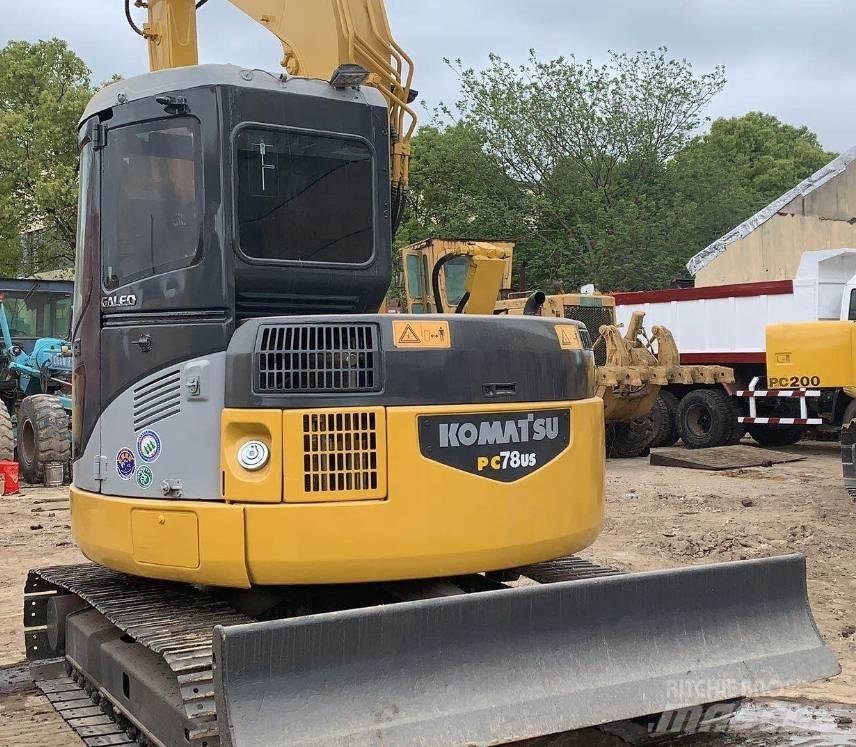 Komatsu pc78us 中型油圧ショベル 7ｔ-12ｔ（ユンボ・パワーショベル・バックホー）