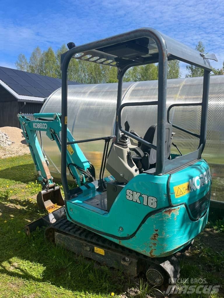 Kobelco SK 16 ミニ油圧ショベル 7t以下（ミニユンボ・ミニディガー）