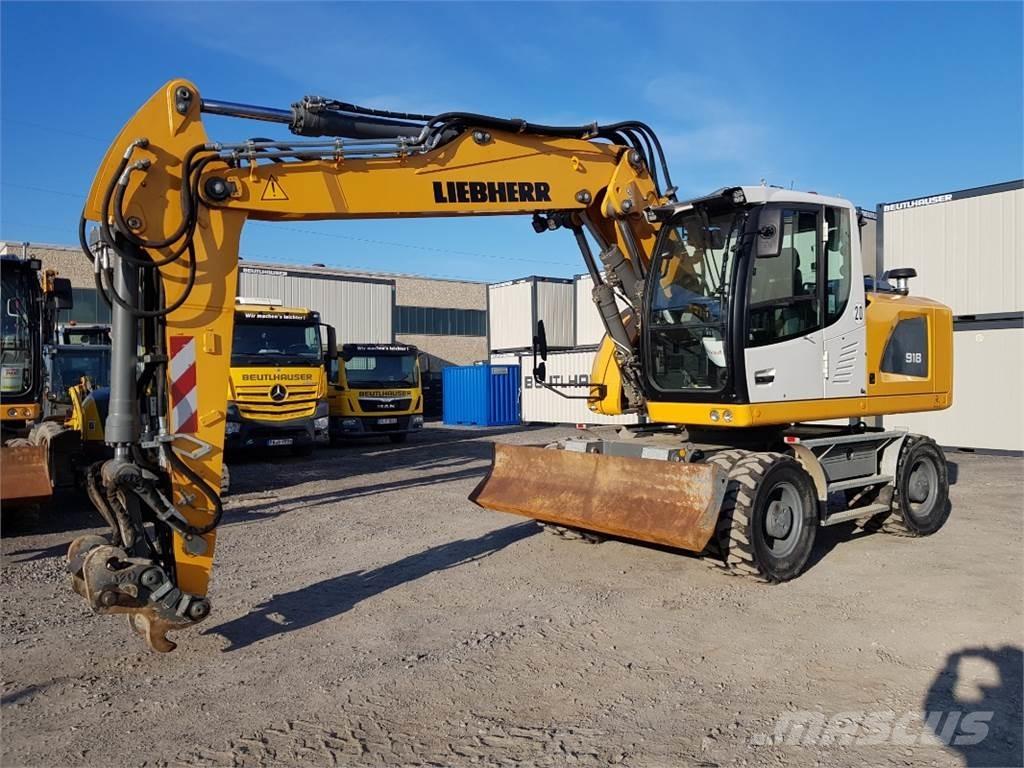 Liebherr A918 ホイール式油圧ショベル（パワーショベル・ユンボ・バックホー）