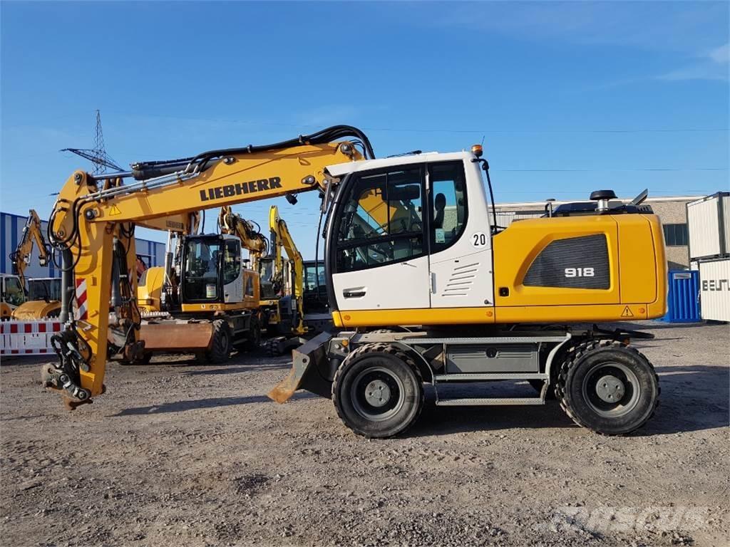 Liebherr A918 ホイール式油圧ショベル（パワーショベル・ユンボ・バックホー）