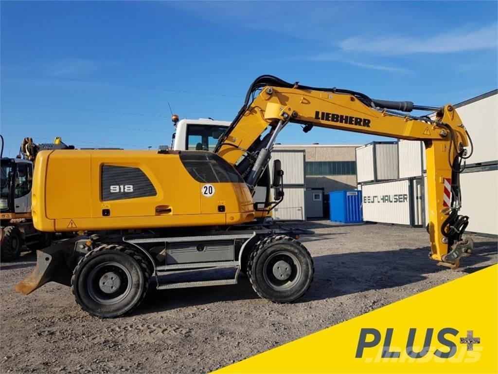 Liebherr A918 ホイール式油圧ショベル（パワーショベル・ユンボ・バックホー）