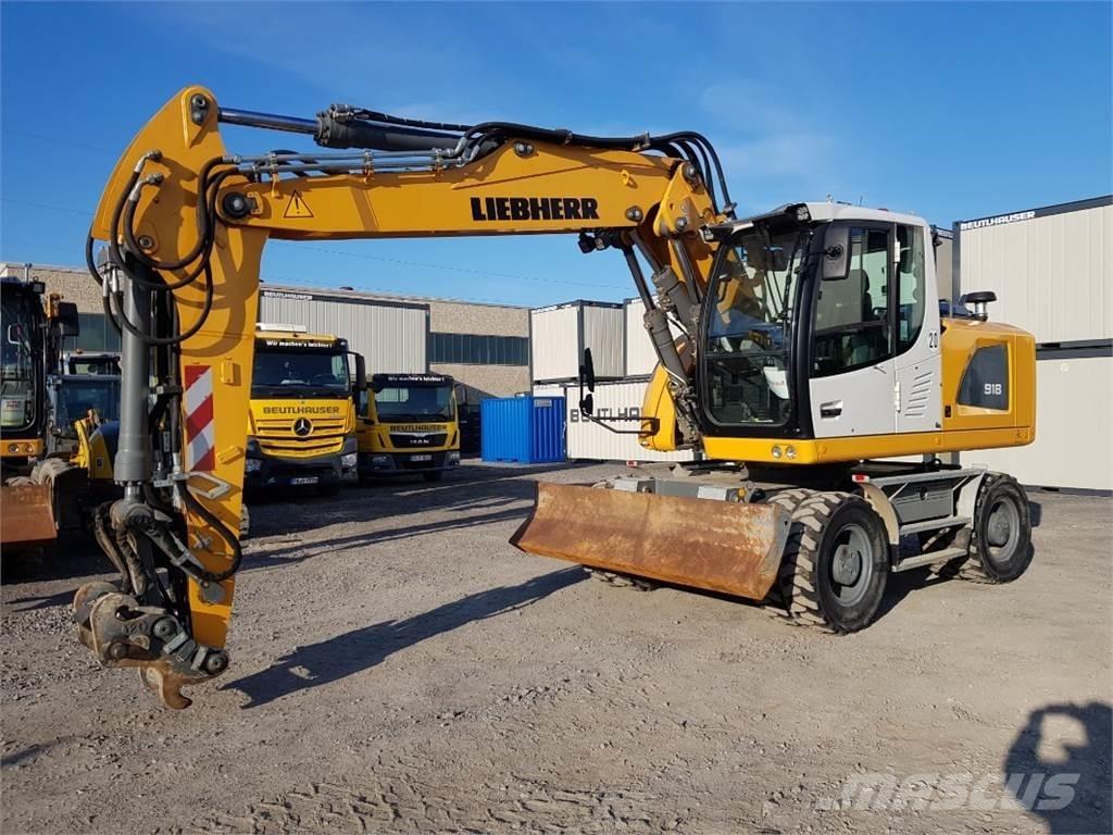 Liebherr A918 G6.0 ホイール式油圧ショベル（パワーショベル・ユンボ・バックホー）