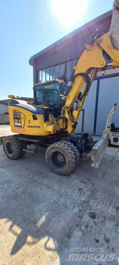 Komatsu PW98 MR-11 ホイール式油圧ショベル（パワーショベル・ユンボ・バックホー）