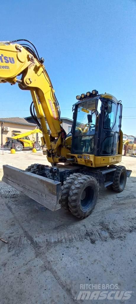 Komatsu PW98 MR-11 ホイール式油圧ショベル（パワーショベル・ユンボ・バックホー）