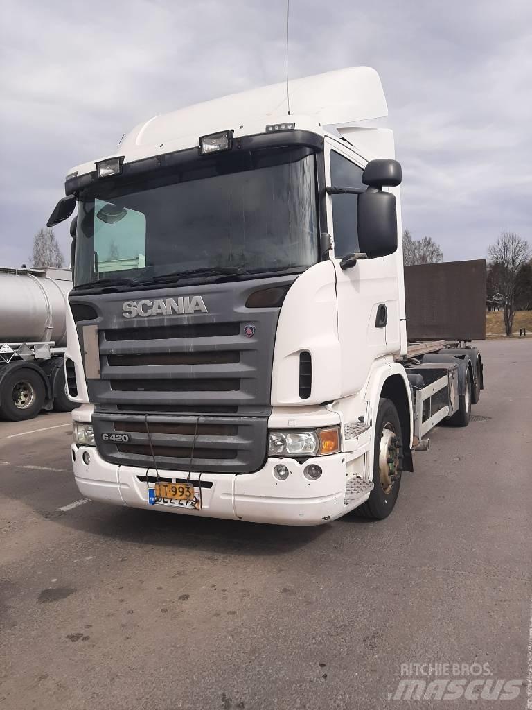 Scania G 420 コンテナ、海コン車