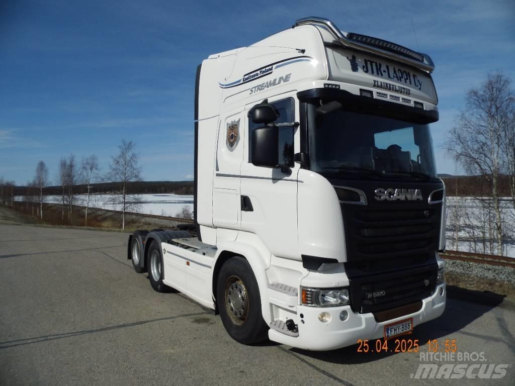 Scania R 580 中古トラクターヘッド | トレーラーヘッド