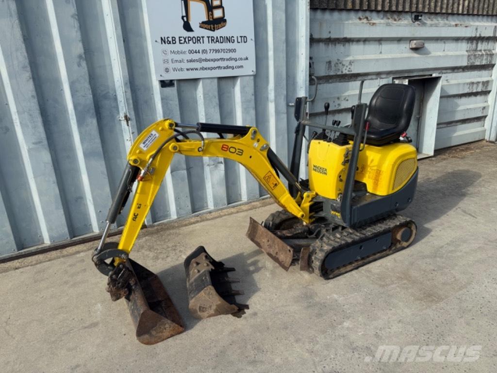 Wacker Neuson 803 ミニ油圧ショベル 7t以下（ミニユンボ・ミニディガー）