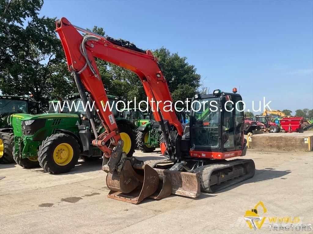 Kubota KX 080-4 中型油圧ショベル 7ｔ-12ｔ（ユンボ・パワーショベル・バックホー）