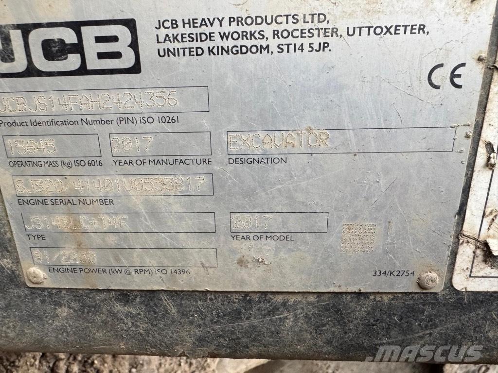 JCB JS 145 LC 大型油圧ショベル12t以上（パワーショベル・ユンボ）