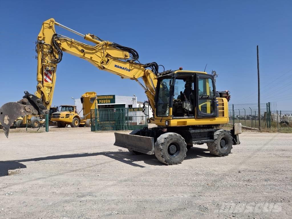 Komatsu PW 148-8 ホイール式油圧ショベル（パワーショベル・ユンボ・バックホー）