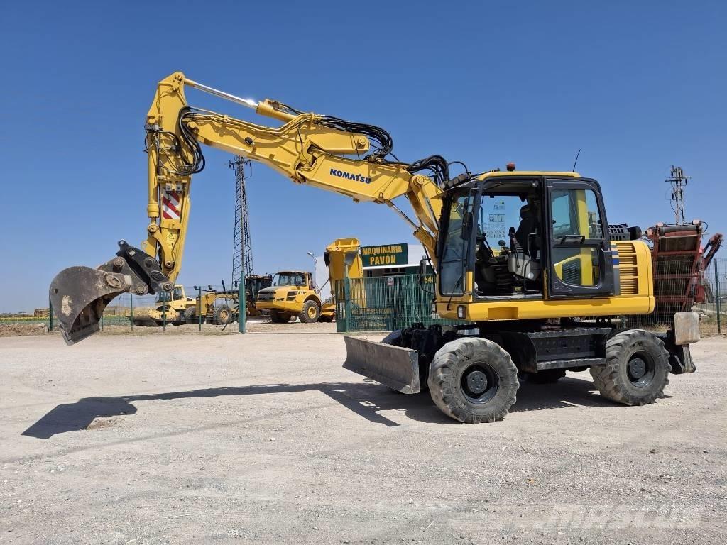 Komatsu PW 148-8 ホイール式油圧ショベル（パワーショベル・ユンボ・バックホー）