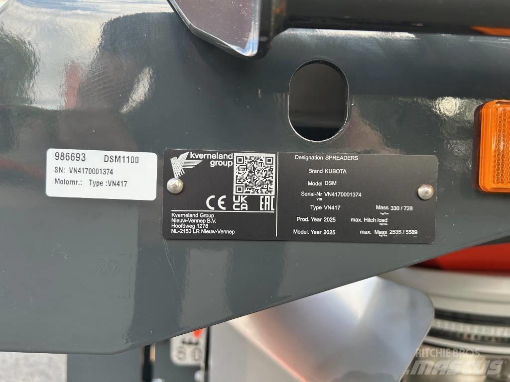 Kubota DSM 1100 ミネラル散布機
