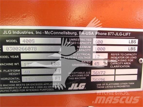 JLG 400S ブームリフト　直伸型